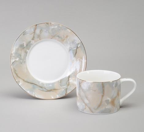 Чайный набор "TOP STYLE" 165-566 на 6 персон, 12 предметов (250 мл)