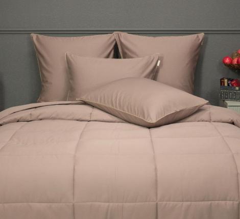 Постельное белье с одеялом "Kazanov.A." Шеффилд (капучино) Сатин, Семейный