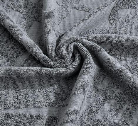 Комплект махровых полотенец "METEOR" (50x90/70х140) 2 шт. PATAYA, антрацит