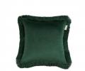 Наволочка декоративная "Sofi de Marko" Фаина (зеленая) Велюр, 45х45 (1шт.)