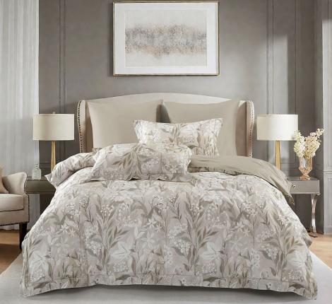 Постельное белье "Asabella" 2338-6 Сатин, Евро