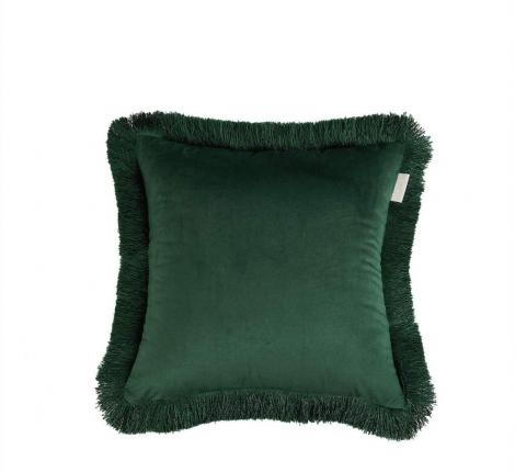 Наволочка декоративная "Sofi de Marko" Фаина (зеленая) Велюр, 45х45 (1шт.)