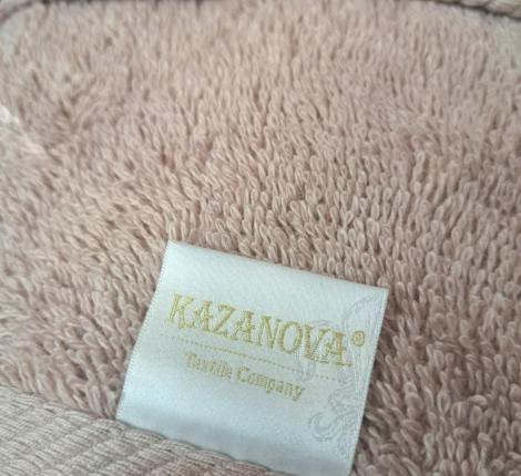 Комплект махровых полотенец "Kazanov.A." Teddy (дымчатая роза), 50х90+70х140