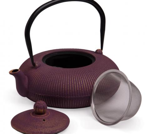 Заварочный чайник чугунный "Lefard" 734-1012 с эмалированным покрытием внутри, 1200 мл