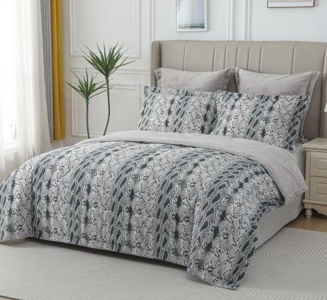 Постельное белье с одеялом "Sofi de Marko" Ренато №27 Велюр/Сатин, 1,5 спальный