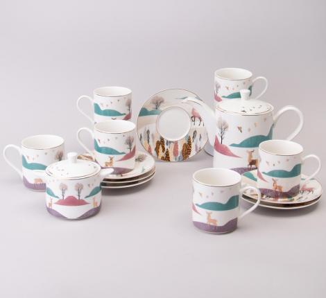 Чайный сервиз "TOP STYLE" 165-601 на 6 персон, 14 предметов