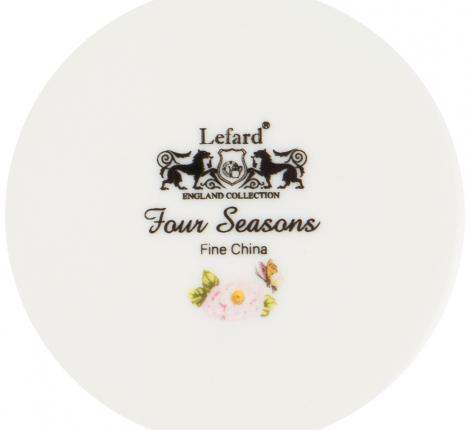 Чайный набор "ВРЕМЕНА ГОДА" на 4 персоны, 8 предметов (серый), 200 мл