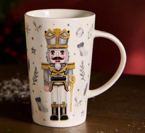 Набор подарочный "ЩЕЛКУНЧИК" 580-095, (кружка 385 мл с ёлочной игрушкой)