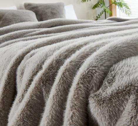 Плед "Sofi de Marko" Филиция (серый) Искусственный мех, 160х220