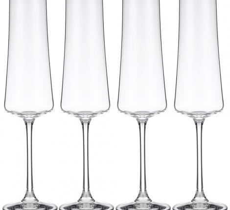 Набор бокалов для шампанского 4 штуки &quot;XTRA&quot; 210 мл