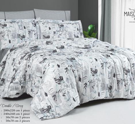 Постельное бельё "Maison D'or" BREEZE (серый) Тенсел, Евро