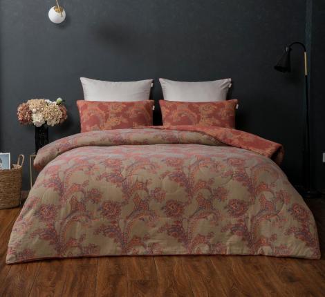 Постельное белье с одеялом "Kazanov.A." Марракеш (марсала жемчуг) Муслин, Евро