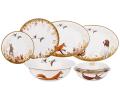 Столовый сервиз "ОХОТА" на 6 персон, 23 предмета