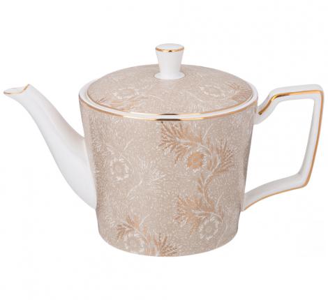Чайный сервиз "ЗОЛОТЫЕ УЗОРЫ" на 6 персон, 15 предметов