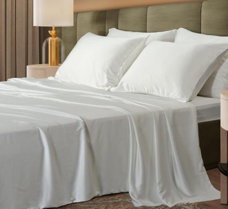 Постельное бельё Sharmes "Bamboo" 2 спальный, белый
