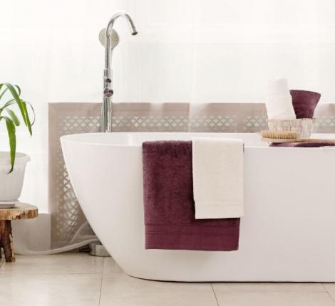 Полотенце махровое "WINE BALANCE GRASS", 80х150