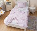 Постельное белье с одеялом детское "Sofi de Marko" Зайчонок (розовый) Сатин, 1,5 спальный