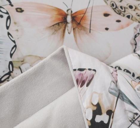 Постельное белье с одеялом "Sofi de Marko" Ренато №28 Велюр/Сатин, Евро