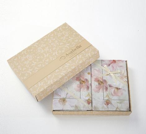 Постельное белье "Asabella" 2288-4S Фланель, 1,5 спальный