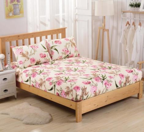 PCT-R-197 Простынь сатин на резинке печатная, 180x200