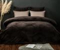 Постельное белье с одеялом "Kazanov.A." Байрон (трюфель) Велюр/Egypt Cotton, Евро