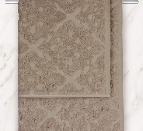 Полотенце махровое "Sofi de Marko" Barbara (бежевое) Жаккард, 70х140
