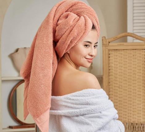 Полотенце банное Шанти 76х142, терракотовый