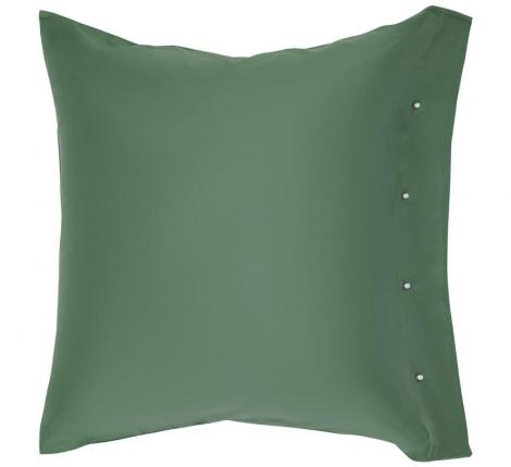 Наволочка "Sofi de Marko" Premium Mako (тёмно-зеленый), 70х70
