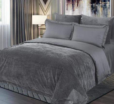 Постельное белье "Kazanov.A." Lindor Premium (графит) Egypt Cotton, Евро