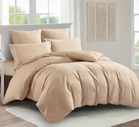 Постельное бельё "KARTEKS" Сатин однотонный SKO-025, 2 спальный