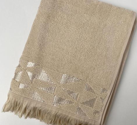 Полотенце махровое Созвездие (бежевый), 50х85