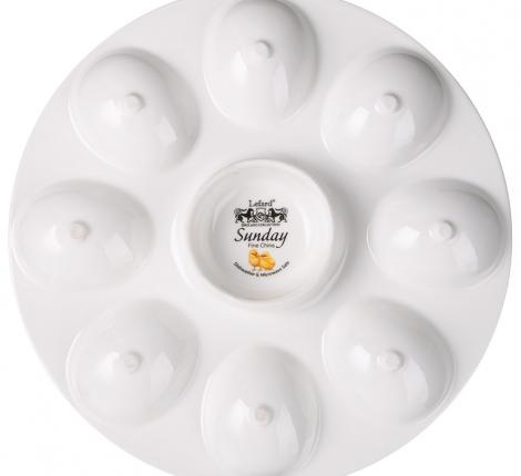 Блюдо для 10 яиц "SUNDAY", диаметр 22 см