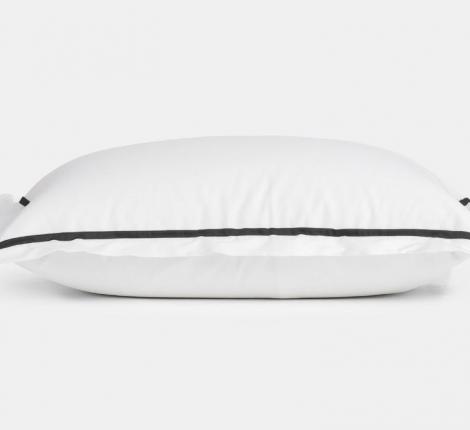 Наволочка с узкой отделкой "ALPINE DARK ONYX ALLURE GRASS" Мако-Сатин, 50х70 (2шт)