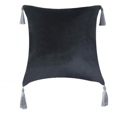 Наволочка декоративная "Sofi de Marko" Кэтрин (антрацит) Велюр, 45х45 