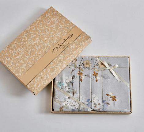 Постельное белье "Asabella" 2308-6 Фланель, Евро