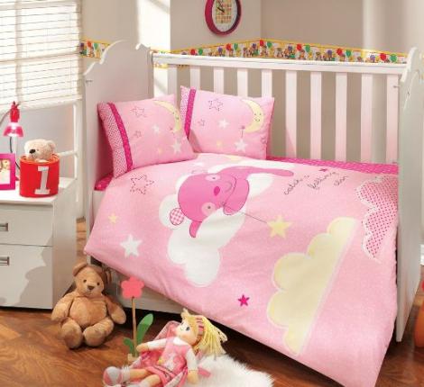 Постельное бельё HOBBY с одеялом детское &quot;SLEEPER&quot;, розовый