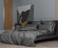 Постельное белье "GRAPHITE ALLURE GRASS" 391650 Мако-Сатин, 1,5 спальный