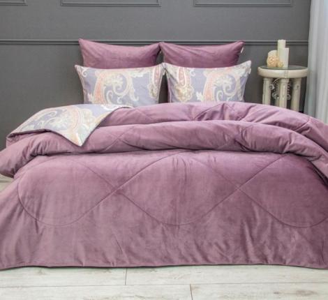 Постельное белье с одеялом "Kazanov.A." Мелаццо (аметист) Велюр/Egypt Cotton, Евро