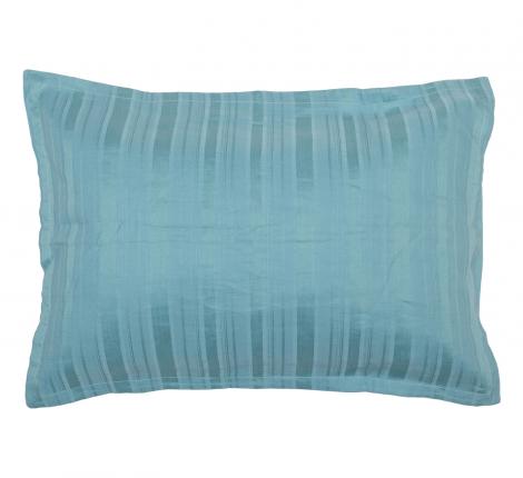 Наволочка "Blanc des Vosges" NEPAL celadon (бирюзовый) хлопок-лён, 50х70