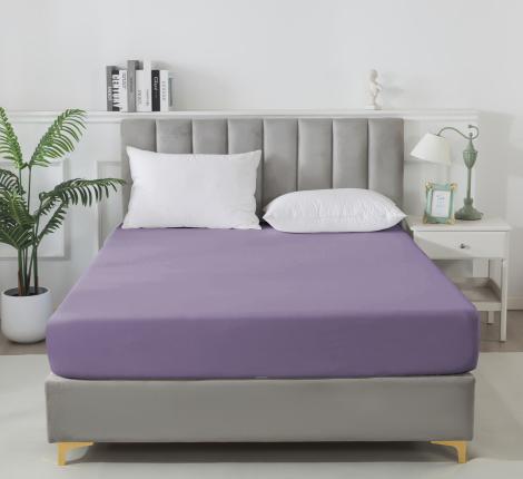 Простыня на резинке Tango SOHO (сиреневый), 160x200