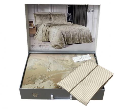 Постельное бельё "Maison D'or" AMBRE (золото) Тенсел, Евро