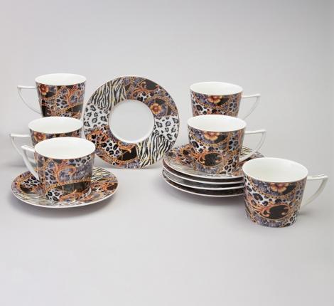 Чайный набор "TOP STYLE" 165-620 на 6 персон, 12 предметов (250 мл)