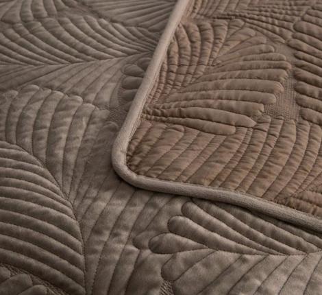 Покрывало "Sofi de Marko" Ноэль (капучино) Велюр, 160х220