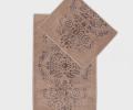 Набор махровых ковриков &quot;Arya&quot; 60х100+50х60 Luxor (бежевый)