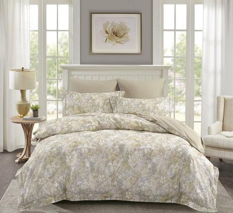 Постельное белье "Asabella" 2342-6 Сатин, Евро