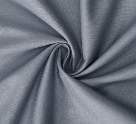 Постельное бельё "KARTEKS" сатин однотонный с кантом HK-04 (серый), 2 спальный