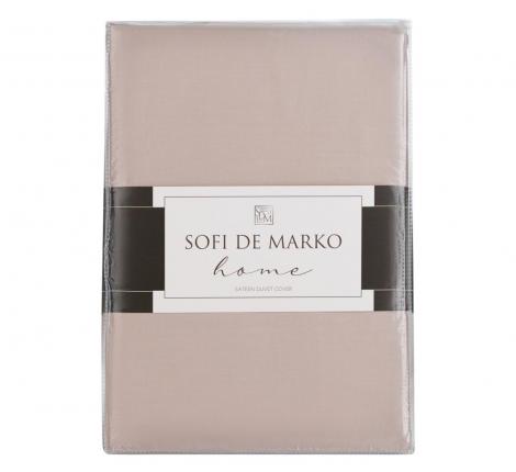Пододеяльник "Sofi de Marko" Мармис (бежевая роза) Сатин, 200х220