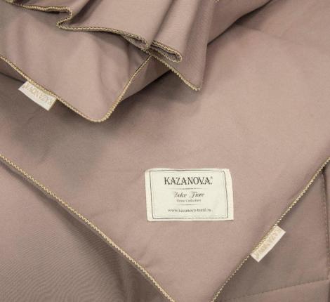 Постельное белье с одеялом "Kazanov.A." Шеффилд (капучино) Сатин, Евро