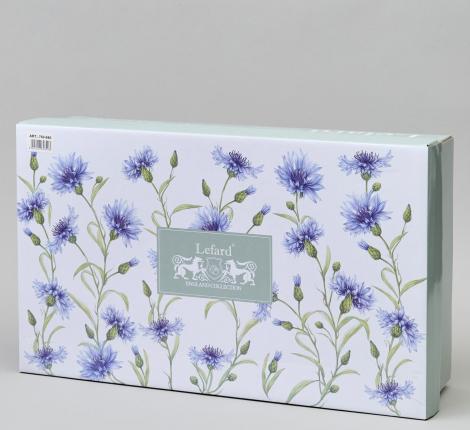 Чайный набор "ВАСИЛЬКИ" 760-840 на 6 персон, 12 предметов (250 мл)