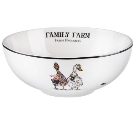 Тарелка суповая в форме салатника "FAMILY FARM", 850 мл